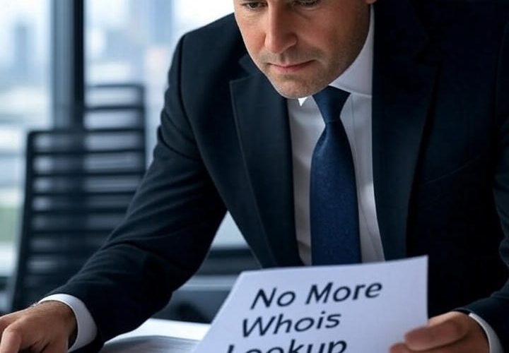 No More WHOIS lookup