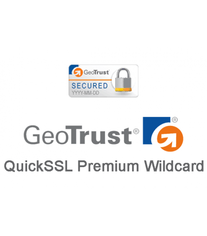 GeoTrust QuickSSL Premium Wildcard SSL Certificate