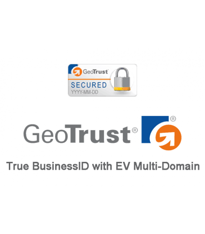 GeoTrust True BusinessID with EV Multi-Domain SSL Certificate