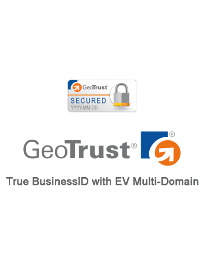 GeoTrust True BusinessID with EV Multi-Domain SSL Certificate